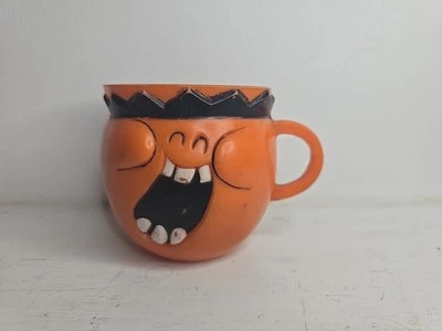 Taza Pillsbury Funny Face Jolly Olly Naranja Usada Estado De Colección Foto 1 de 4