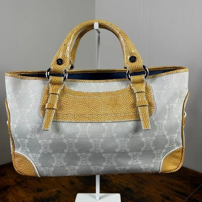 Celine Macadam Light Wash Denim Boogie Bag Rare Colors - Image 1 of 4