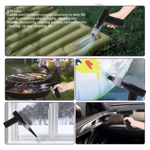 Electric Air Duster Multifunction Efficient 6 Connectors Compressed Cordles DM - Afbeelding 1 van 12