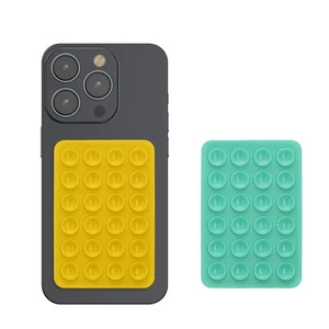 2x silikonowy uchwyt na przyssawkę na telefon komórkowy - uchwyt na telefon komórkowy samoprzylepny - 5,5 x 8cm - Zdjęcie 1 z 8