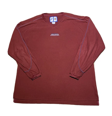 VTG 90s Logo Athletic NHL Colorado Avalanche Fleece Pullover Sweatshirt Size XL Cover