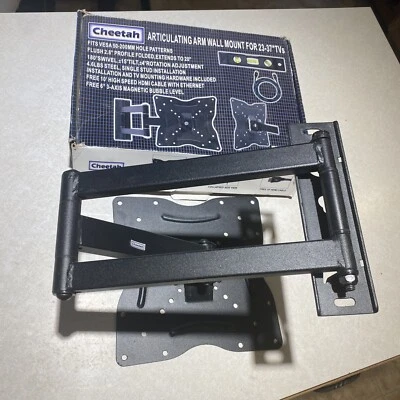 Soporte de pared para TV de extensión de 20" brazo articulado Cheetah Mounts ALAMLB para televisores de 23-37" Foto 1 de 4