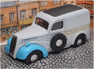 Corgi 1/43 Scale 96866 - Ford Popular Van (United Dairies) Grey/Blue - REWORKED - Picture 1 of 5