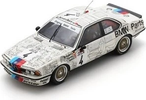 Spark BMW 635 CSi #4 Winkelhock Quester Rossi 24h Spa 1983 1/43 SB654