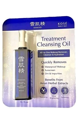 Tratamiento Kose Sekkisei Aceite Limpiador Hidratación Todo en Uno Desmaquillante 10.1oz Foto 1 de 2