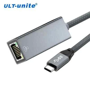 Adattatore di rete USB-C 3.1 Gigabit Ethernet LAN RJ45 1000Mbps per PC Mac Android - Foto 1 di 6