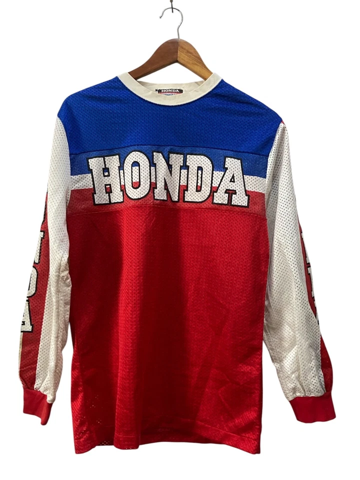 Rare Vintage 80s Honda Team International Jersey Motocross Racewear Jersey Vmx - Изображение 1 из 4