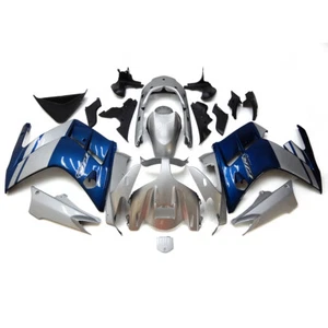 Silver Blue Fairing Kit Fit for Yamaha FJR1300 2001 2002 2003 2004 2005 Body Kit - Picture 1 of 9