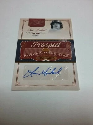 Levi Michael Minnesota 2011 Playoff Prime Cuts Prospect Autographed #LM 201/299 - Image 1 of 4