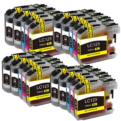 XL LC123 Druckerpatronen Kompatibel für Brother LC123 LC-123 LC123XL MFC-J470DW - Bild 1 von 4