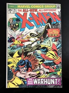 X-Men #95 (Marvel 1975) Death of Thunderbird 3rd Appearance of New Team Key Rare - Picture 1 of 7