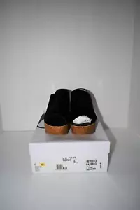 Sandalia de cuña para mujer Nine West Lilahol1 en negro talla: 9 #60368805 nueva en caja - Imagen 1 de 7