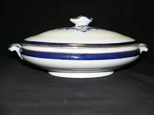Verdura cubierta azul Royal Doulton Flow - Imagen 1 de 7