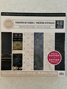 Theater of Stars by Craft Smith 12 x 12 blocco di carta ~ 48 pagine - Foto 1 di 4