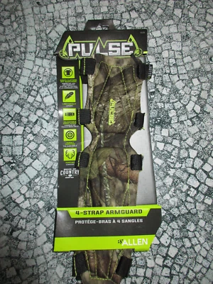 Allen Pulse 4-Strap Archery Armguard - Image 1 of 2