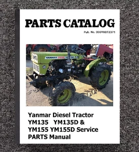 135 155 piezas de servicio de tractor manual tractor diésel Yanmar YM135 YM135D YM155 - Imagen 1 de 18