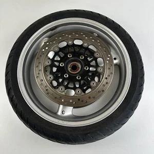Triumph 955i Sprint RS 2003 Front wheel rim tyre disc straight 17x3.5 - Picture 1 of 9