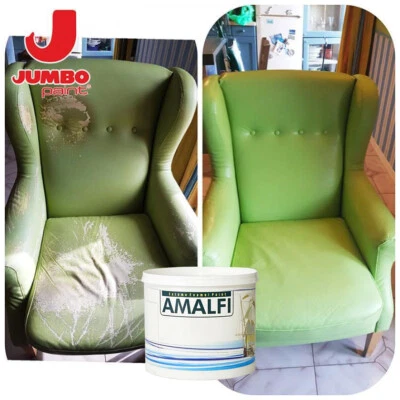 Jumbo Paint smalto Divani in Pelle Ecopelle Borse Scarpe Satinato Kg 0,5 (6Mq)