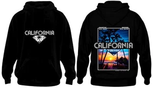 Hustle All Day Grind All Night California Mens Heavyweight Pullover Hoodie - Picture 1 of 5