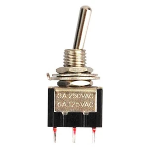 Mini interruptor basculante 250V 3A, encendido/apagado, 2 posiciones de conmutación mini interruptor interruptor - Imagen 1 de 2