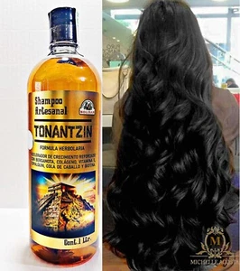 Maximum Hair Growth Shampoo, Rosemary, Bergamot, Walnut & Copalquin TONANTZIN 1L - Picture 1 of 6