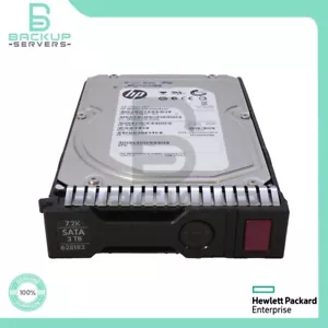 628061-B21 HP G8 G9 3TB 6Gbps 7.2K 3.5 SATA HDD 628182-001 614827-001 628061-S21 - Imagen 1 de 3