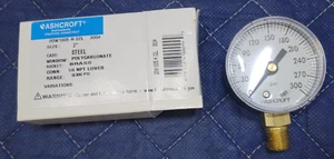 NEW 0-300 PSI ASHCROFT 20W1005H02L-300 GAUGE 2" DIAL 1/4" NPT Bottom - Picture 1 of 2