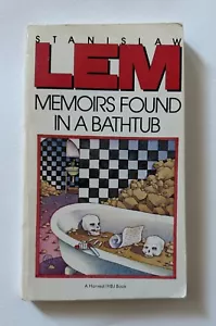 STANISLAW LEM Memoirs Found in a Bathtub | 1986 Harvest Mass Market Paperback - Picture 1 of 9