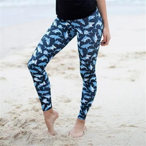 Women Legging: Shark Pattern - Bild 1 von 5