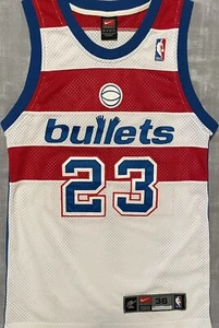 Authentic Vintage Nike NBA Bullets Michael Jordan Basketball Jersey - Picture 1 of 10