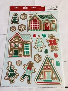 Casas de pan de jengibre para ventanas de Navidad - Imagen 1 de 2