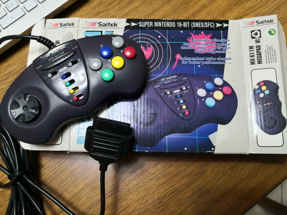 CONTROLLER SUPER NINTENDO 16-BIT (SNES/SFC) - Immagine 1 di 1