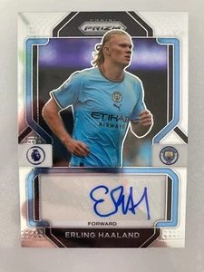 2022-23 Panini Prizm EPL Erling Haaland Auto Manchester City rare Topps patch - Bild 1 von 4