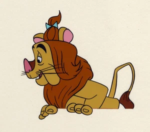 OFF TO SEE THE WIZARD Oz Animationszeichnung + Cel FEIGER LÖWE (1967) CHUCK JONES - Bild 1 von 4