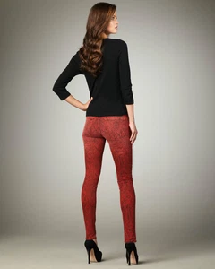 Nuevo con etiquetas Current/Elliott The tobillo jeans ajustados en pimiento - Imagen 1 de 3