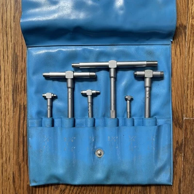 Medidores Telescópicos Yuasa Nº 290-100, 6 piezas en estuche original de 5/16" a 6" Foto 1 de 4