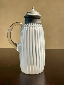 EAPG 'OPAL STRIPE' SYRUP HOBBS OR NORTHWOOD GOOD CONDITION - Picture 1 of 6