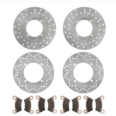 Brake Rotors and Brake Pads for Polaris Ranger TM 2006 Front and Rear Brakes - Image 1 of 4