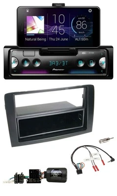 Pioneer USB Lenkrad Bluetooth DAB Autoradio für Fiat Idea 2006-2012 schwarz - Bild 1 von 4