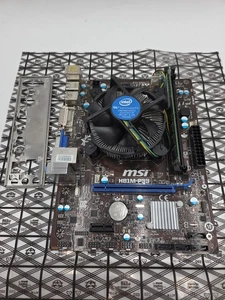 MSI H81M-P33 Motherboard + Intel i7 4790 3.6GHz CPU + 8GB DDR3 RAM mATX LGA1150 - Picture 1 of 3