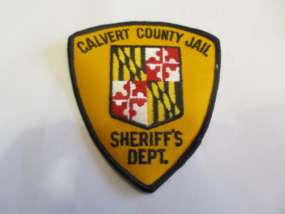 Maryland Calvert Co Sheriff Jail Patch - Image 1 of 1