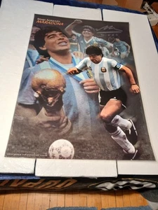 Diego Armando Maradona Laminated Poster Great World Cup Superstar Legend 27x39.5 - Picture 1 of 15