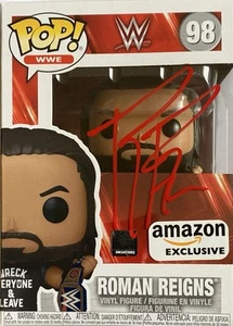 WWE ROMAN REIGNS HANDSIGNIERT SIGNED FUNKO POP #98 - Bild 1 von 1