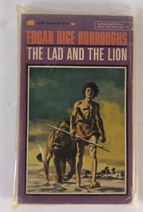 The Lad And The Lion by Edgar Rice Burroughs 1964 Ballantine Books - Picture 1 of 5