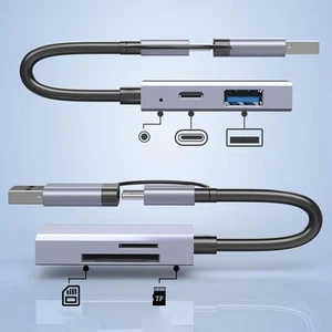 Card Reader Aluminum Alloy Gray - Afbeelding 1 van 4