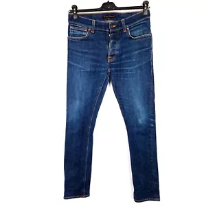 Pantalones de mezclilla para hombre NUDIE JEANS TILTED talla W32 L30 corte re... - Imagen 1 de 11