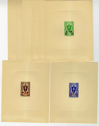 Cameroon Rare Set of Stamps # 297A-303 Deluxe Proof Sheets Cover