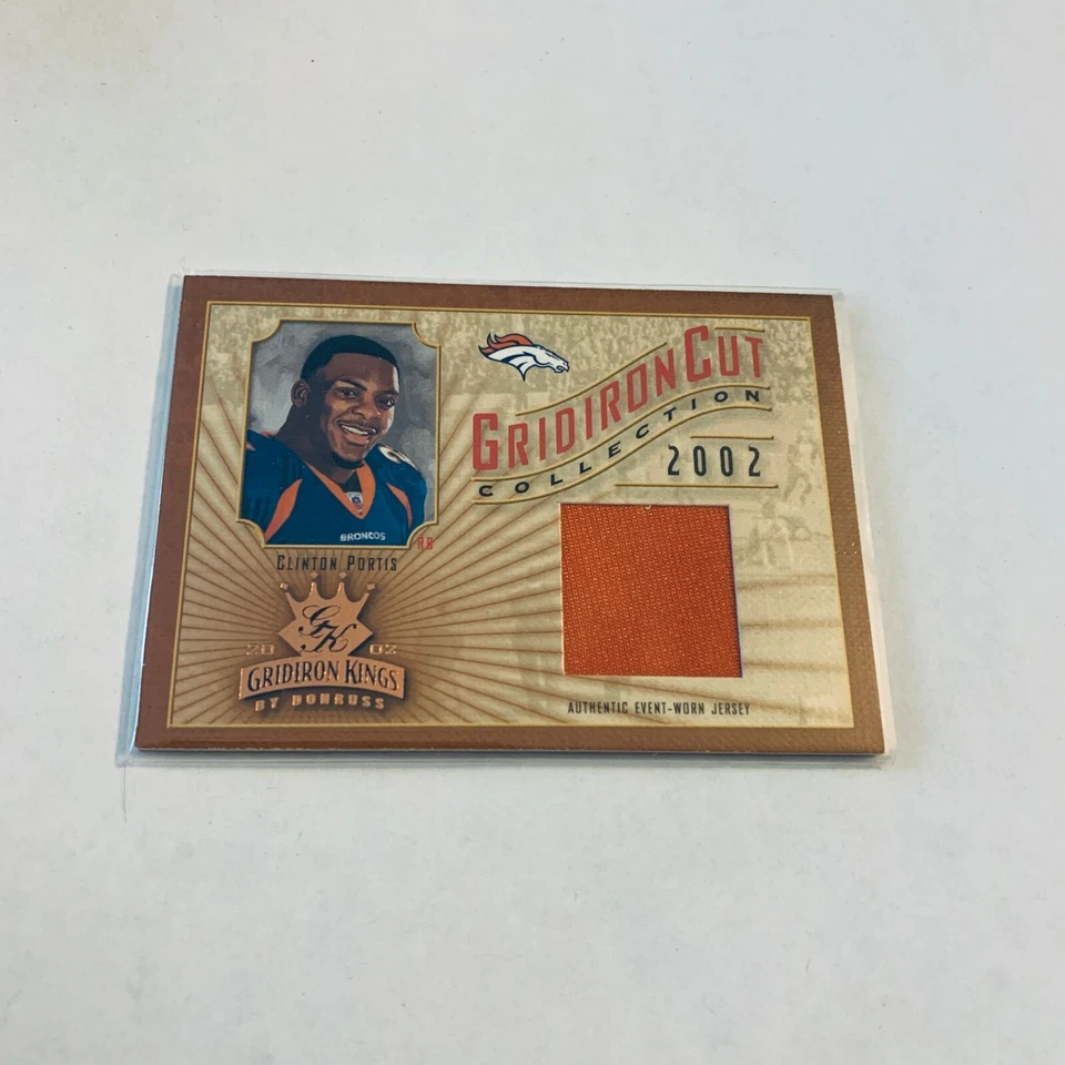 F79937  2002 Gridiron Kings Gridiron Cut Collection Clinton Portis JERSEY/400 - Image 1 of 1