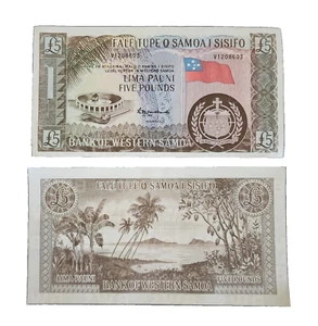 1 pc x Western Samoa 5 Pounds ND. 1963 / 2020 P 15 Uncirculated Banknote - Picture 1 of 1