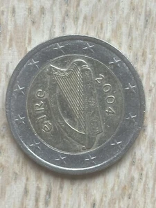 Pièce Monnaie 2 Euros Eire Irlande 🇮🇪 2004 Harpe Celtique - Imagen 1 de 4